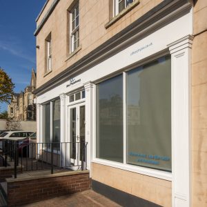 Front of the building